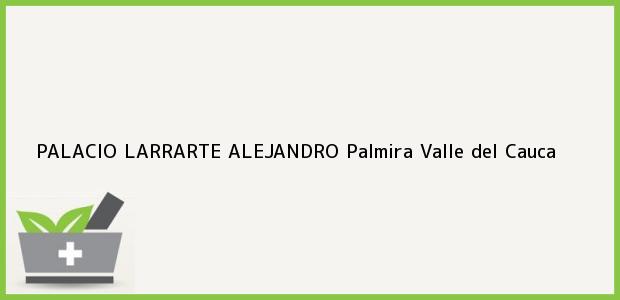 Teléfono, Dirección y otros datos de contacto para PALACIO LARRARTE ALEJANDRO, Palmira, Valle del Cauca, Colombia
