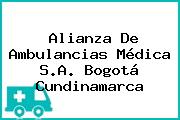 Alianza De Ambulancias Médica S.A. Bogotá Cundinamarca