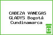 CABEZA VANEGAS GLADYS Bogotá Cundinamarca