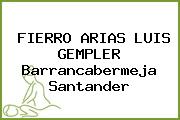 FIERRO ARIAS LUIS GEMPLER Barrancabermeja Santander