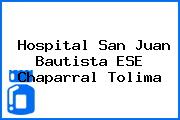 Hospital San Juan Bautista ESE Chaparral Tolima