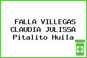 FALLA VILLEGAS CLAUDIA JULISSA Pitalito Huila