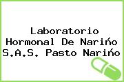 Laboratorio Hormonal De Nariño S.A.S. Pasto Nariño
