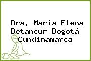 Dra. Maria Elena Betancur Bogotá Cundinamarca