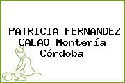 PATRICIA FERNANDEZ CALAO Montería Córdoba