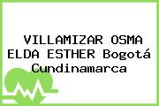 VILLAMIZAR OSMA ELDA ESTHER Bogotá Cundinamarca