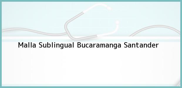 Teléfono, Dirección y otros datos de contacto para Malla Sublingual, Bucaramanga, Santander, Colombia