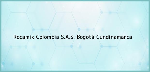 Teléfono, Dirección y otros datos de contacto para Rocamix Colombia S.A.S., Bogotá, Cundinamarca, Colombia