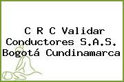 C R C Validar Conductores S.A.S. Bogotá Cundinamarca