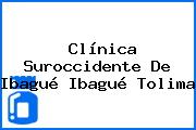 Clínica Suroccidente De Ibagué Ibagué Tolima