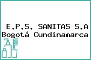 E.P.S. SANITAS S.A Bogotá Cundinamarca
