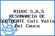 RIDOC S.A.S RESONANCIA DE OCCIDENTE Cali Valle Del Cauca