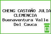 CHENG CASTAÑO JULIA CLEMENCIA Buenaventura Valle Del Cauca