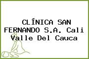 CLÍNICA SAN FERNANDO S.A. Cali Valle Del Cauca