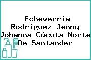 Echeverría Rodríguez Jenny Johanna Cúcuta Norte De Santander