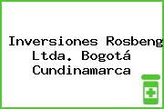 Inversiones Rosbeng Ltda. Bogotá Cundinamarca