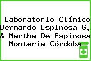 Laboratorio Clínico Bernardo Espinosa G. & Martha De Espinosa Montería Córdoba