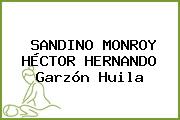 SANDINO MONROY HÉCTOR HERNANDO Garzón Huila