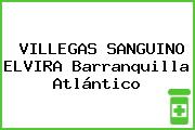 VILLEGAS SANGUINO ELVIRA Barranquilla Atlántico