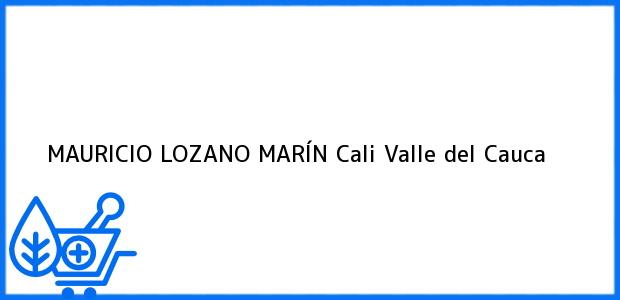 Teléfono, Dirección y otros datos de contacto para MAURICIO LOZANO MARÍN, Cali, Valle del Cauca, Colombia