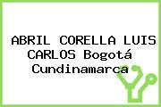 ABRIL CORELLA LUIS CARLOS Bogotá Cundinamarca