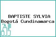 BAPTISTE SYLVIA Bogotá Cundinamarca