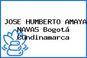 JOSE HUMBERTO AMAYA NAVAS Bogotá Cundinamarca