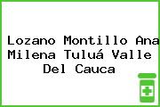 Lozano Montillo Ana Milena Tuluá Valle Del Cauca