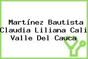 Martínez Bautista Claudia Liliana Cali Valle Del Cauca