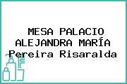 MESA PALACIO ALEJANDRA MARÍA Pereira Risaralda