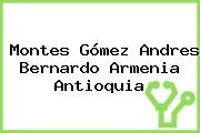 Montes Gómez Andres Bernardo Armenia Antioquia