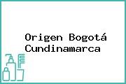 Origen Bogotá Cundinamarca