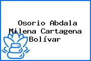 Osorio Abdala Milena Cartagena Bolívar