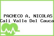 PACHECO A. NICOLAS Cali Valle Del Cauca