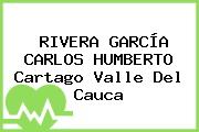 RIVERA GARCÍA CARLOS HUMBERTO Cartago Valle Del Cauca